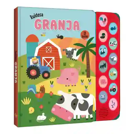 Libro Interactivo Granja Ruidosa Con Sonidos Divertidos Niños