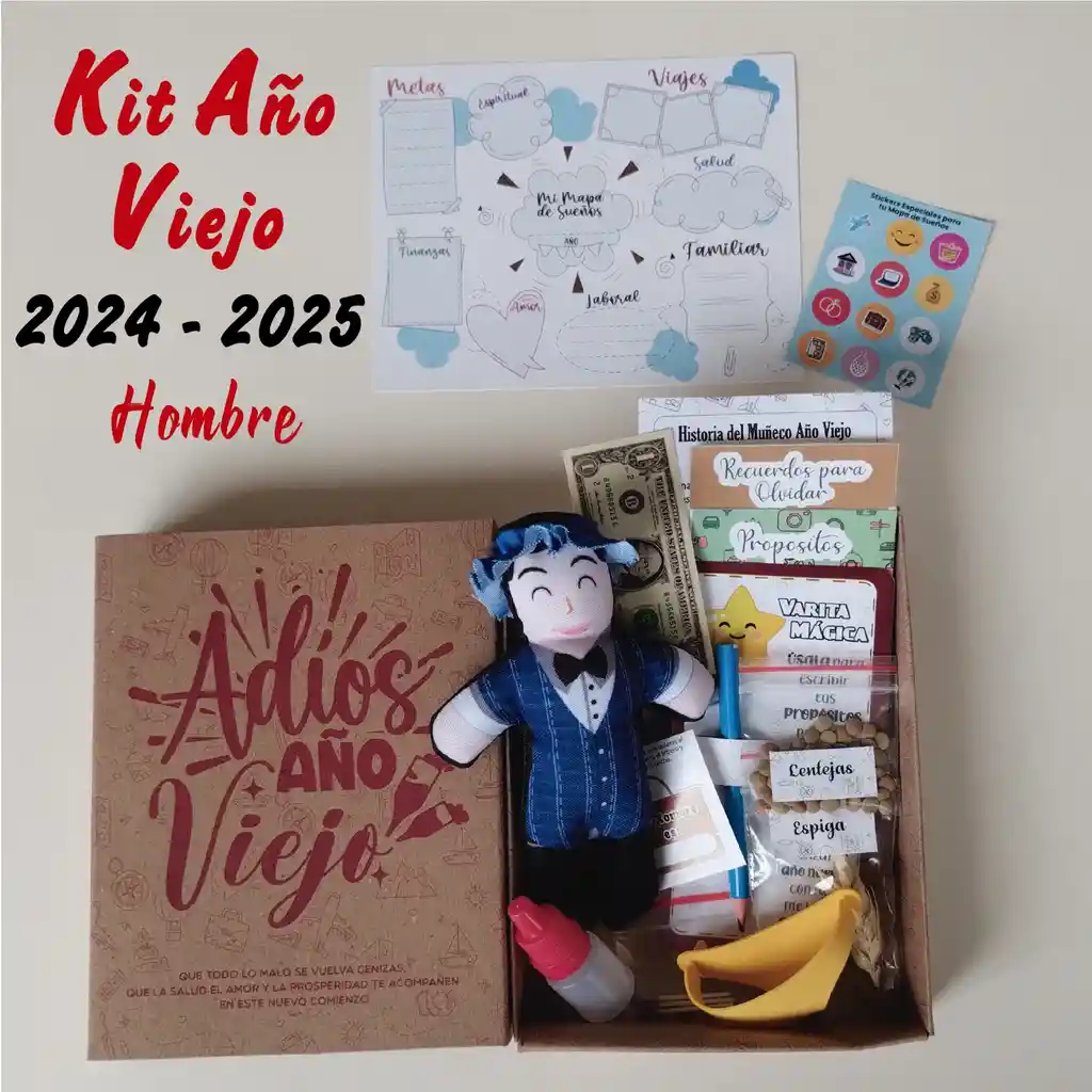 Kit Año Viejo Para Despedir El Año