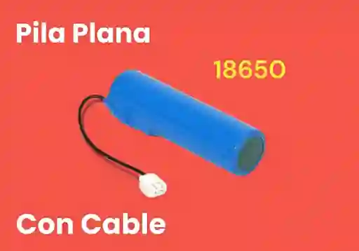 Batería De Litio 3.7 V 18650 1800mah Con Cable Conector