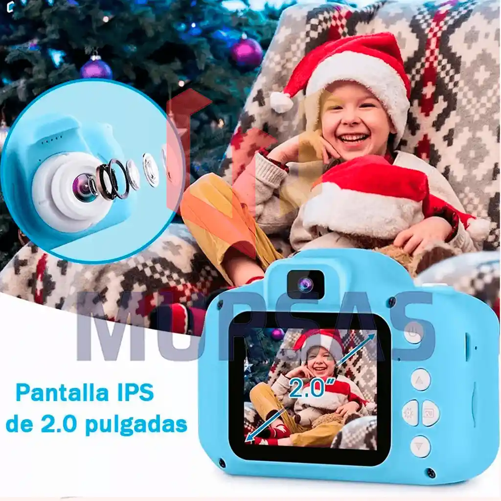 Camara Digital Niños Fhd Fotos Video Material Resistente