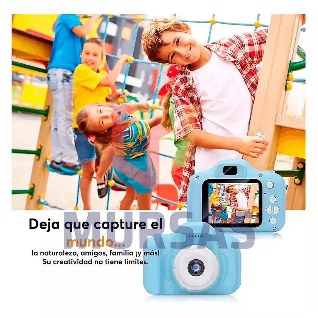 Camara Digital Niños Fhd Fotos Video Material Resistente