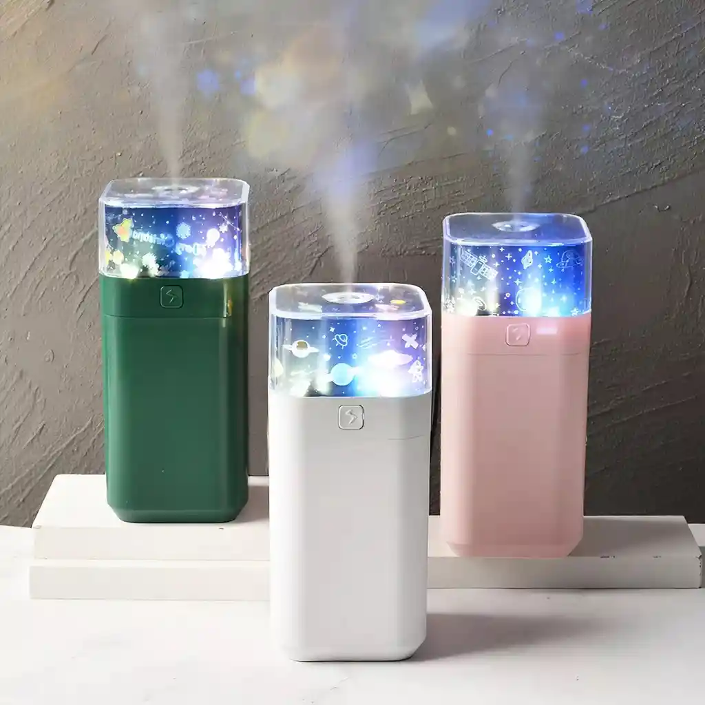 Humidificador Portátil Con Lámpara Usb Led