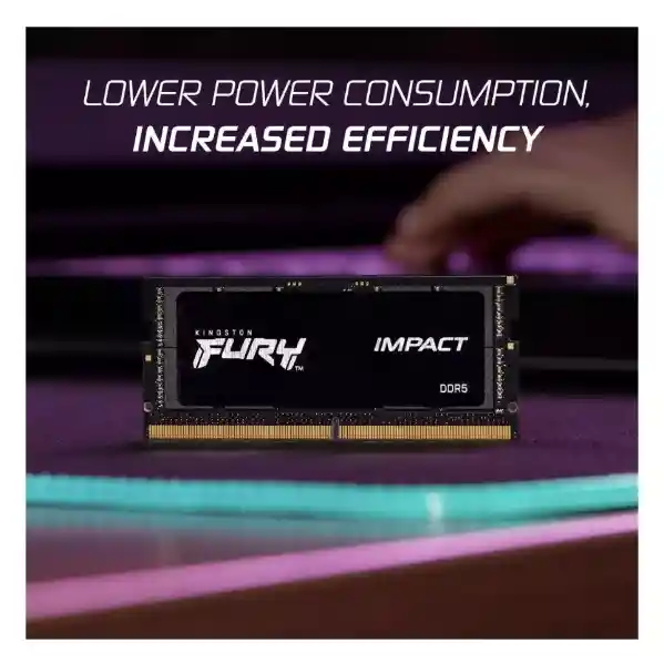 Memoria Ram Portatil Ddr5 32gb 5600mhz Kingston Fury Impact