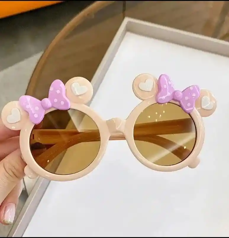 Gafas Sol Minnie Para Niña Polarizadas Bebe Rosa