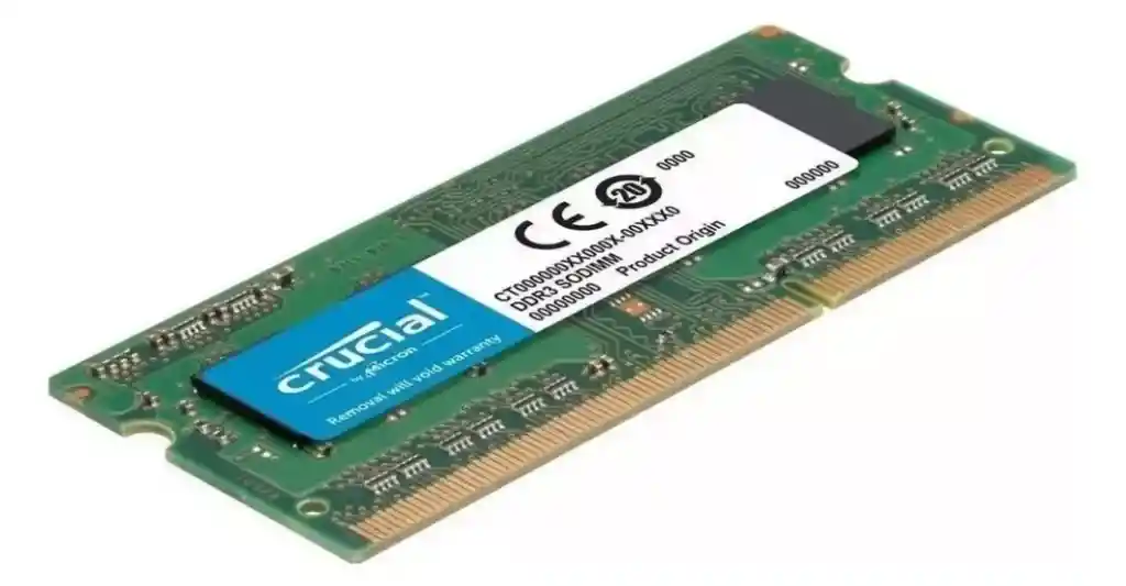 Memoria Ram Portatil Ddr3l 8gb 1600mhz Crucial