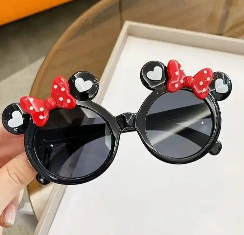 Gafas Sol Minnie Para Niña Polarizadas Bebe Negro