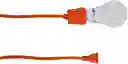 Extension Electrica Uso Rudo Flexible Con Porta Bombillo (5 Metros)