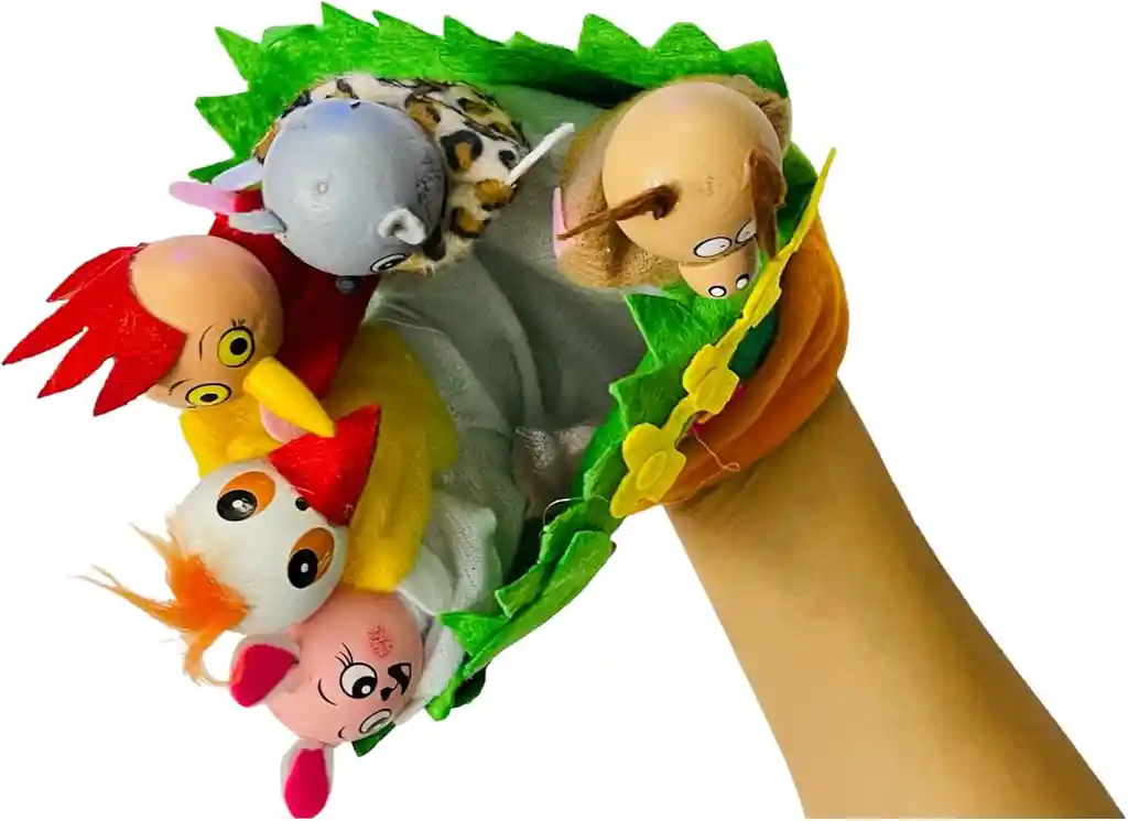 Guante Marionetas De Mano De Dibujos Animados Para Bebés