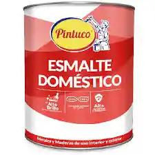 Esmalte Domestico Color Negro Brillante 1 Galon