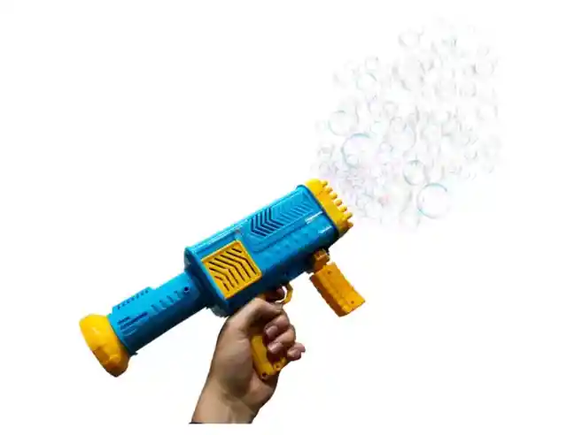 Pistola De Burbujas 60 Agujeros Rocket Launcher Bubble