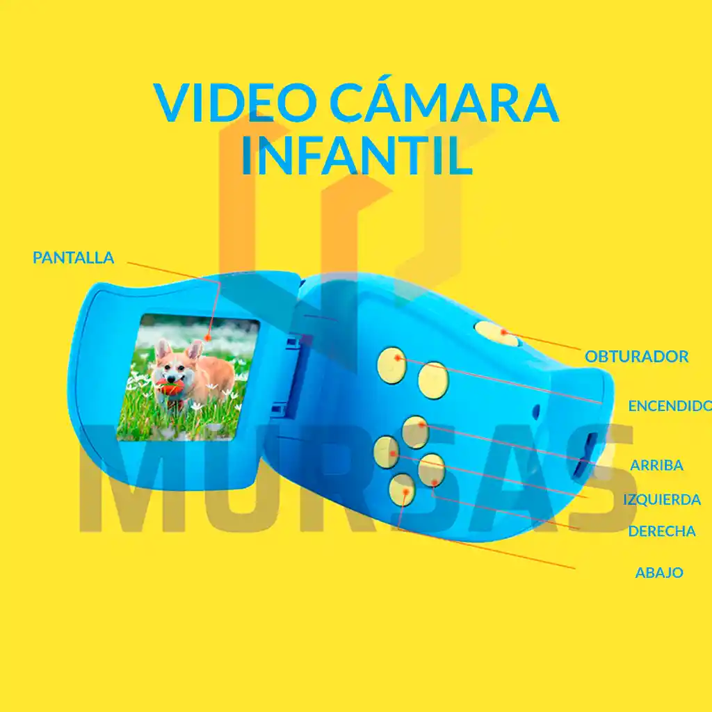 Cámara Niños Fotos Video Divertidos Juegos Recargable