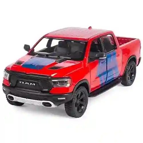 Carro Coleccionable 2019 Ram 1500 Rojo Modelo Coche Juguete Fiesta Regalos, Colección