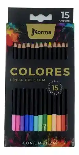 Colores Norma Premium X 14 Uds 15 Colores