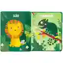 Libro Interactivo Reino Animal Texturas De Fieltro Para Niños