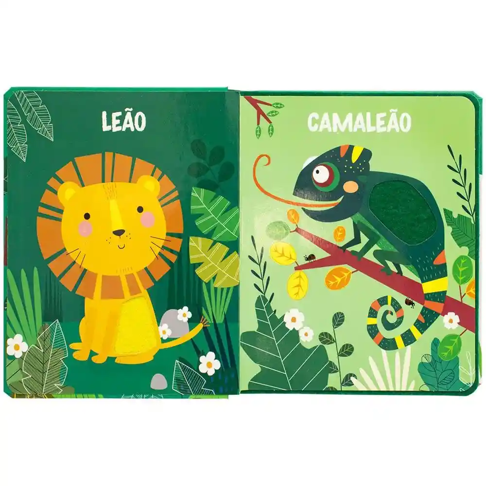 Libro Interactivo Reino Animal Texturas De Fieltro Para Niños