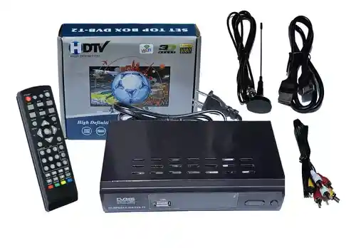 Decodificador Tdt Hdtv Dvb Full Hd + Control + Antena