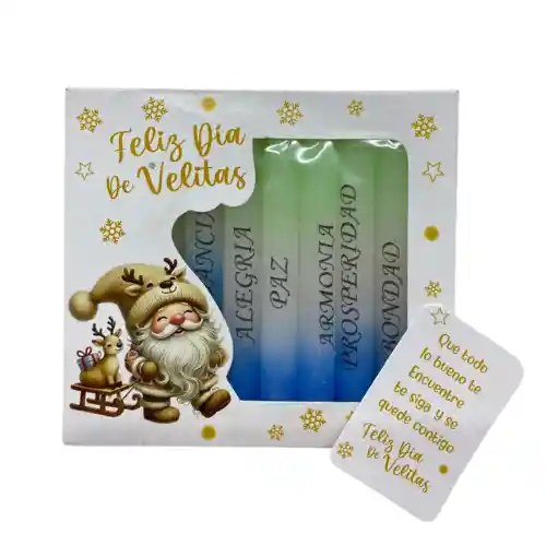 Vela Navidad Personalizada X 10