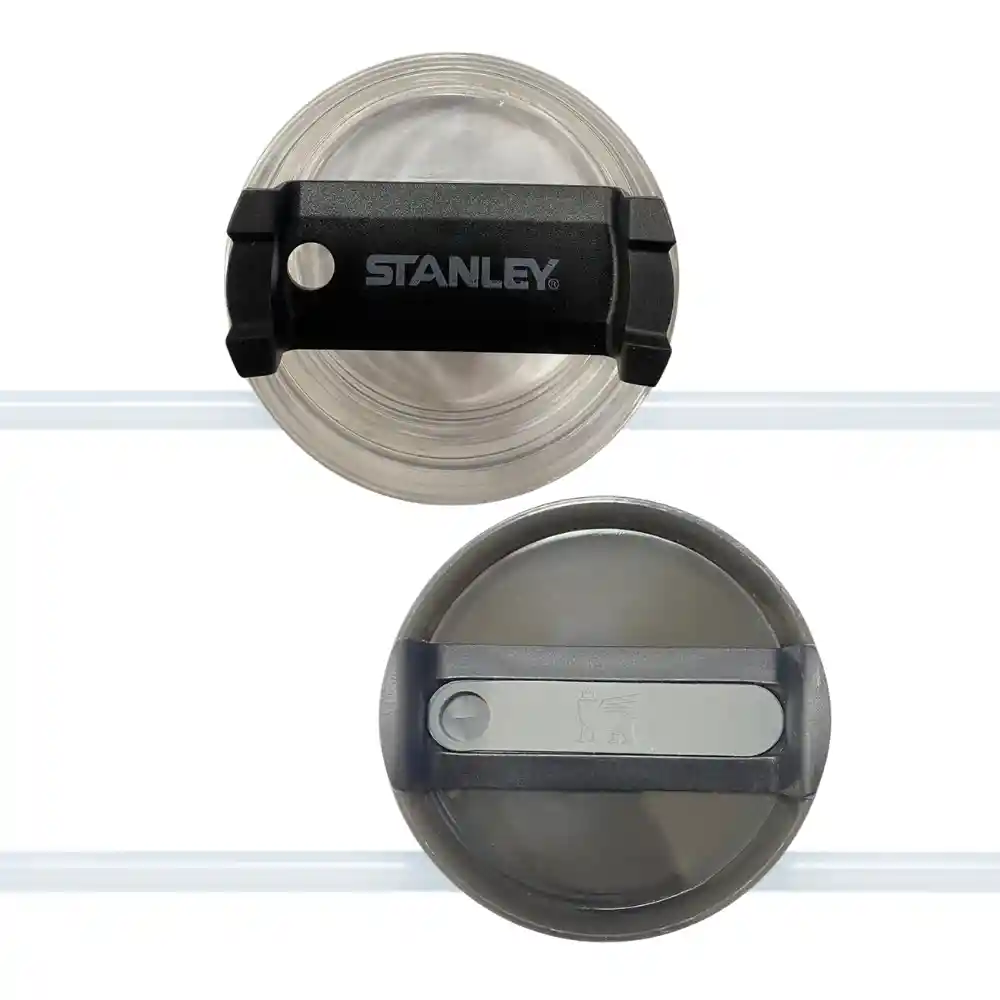 Combo Termo Stanley Quencher Genérico 1.1 40 Oz Acero Inoxodable Más Termo De 20 Oz Negro