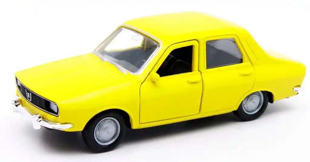 Carro Coleccionable Renault 12 Amarillo Modelo Coche Juguete Fiesta Regalos, Colección