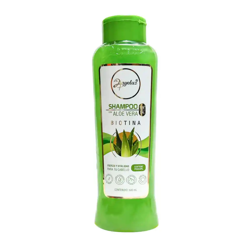Shampoo Aloe Vera Anyeluz X500 Ml