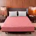 Protector De Colchón 100% Antifluido Cama 140x190 Doble Color Palo De Rosa