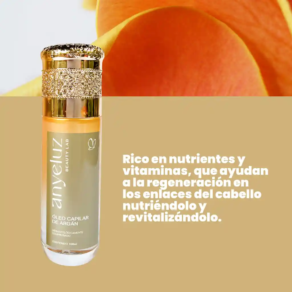 Óleo Capilar De Argán Anyeluz X100 Ml