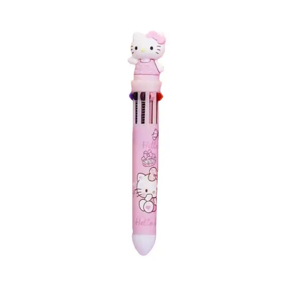 Esfero Hello Kitty X10 Minas (rosa)