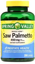 Saw Palmetto Tarro 450mg X 200 Cap