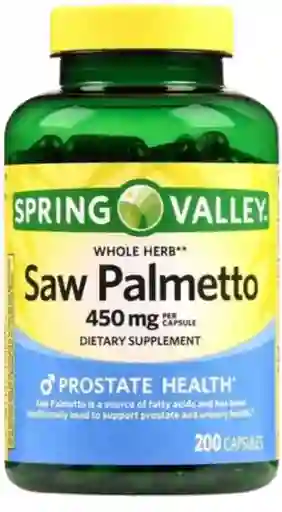 Saw Palmetto Tarro 450mg X 200 Cap