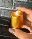 Velas / Veladora Mini Led Dorada Brillante Pilas