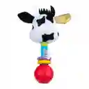 Juguete Bebe Peluche Vaca Sensorial Estimulación Sonajero