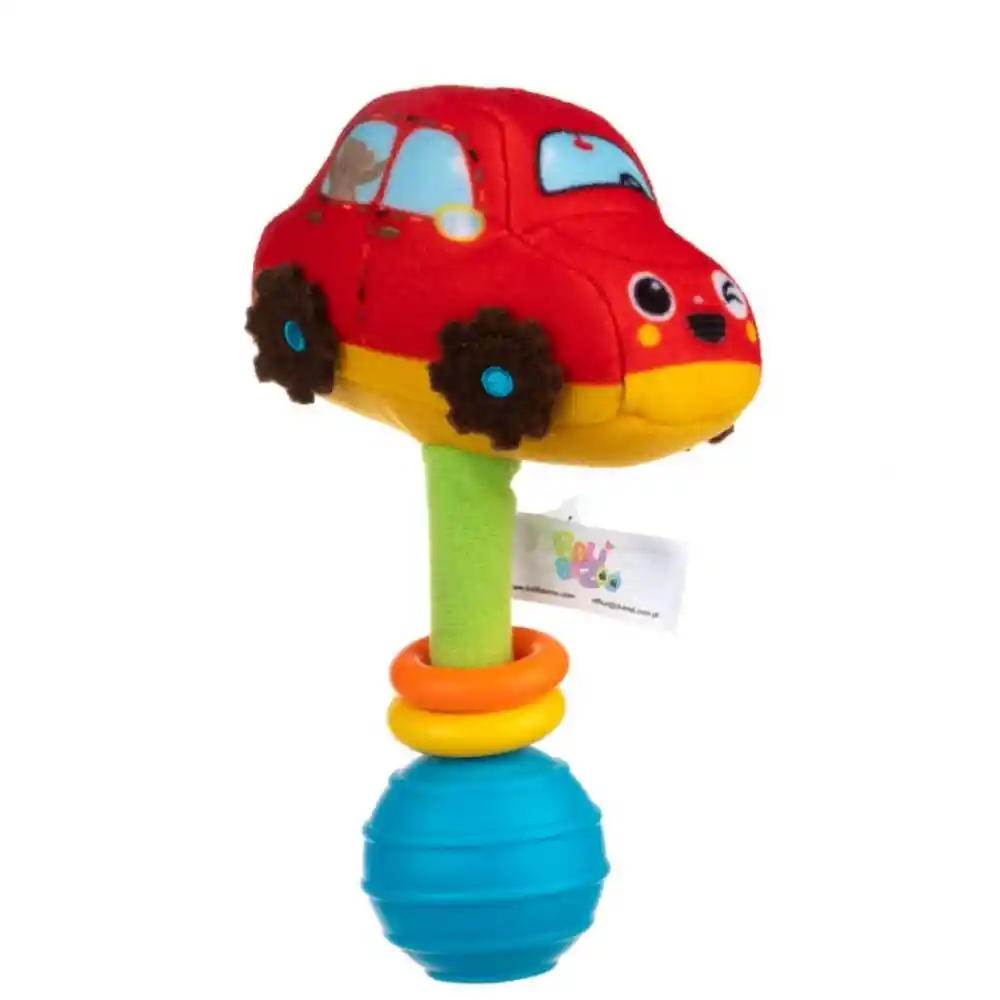 Juguete Bebe Peluche Carro Sensorial Estimulación Sonajero