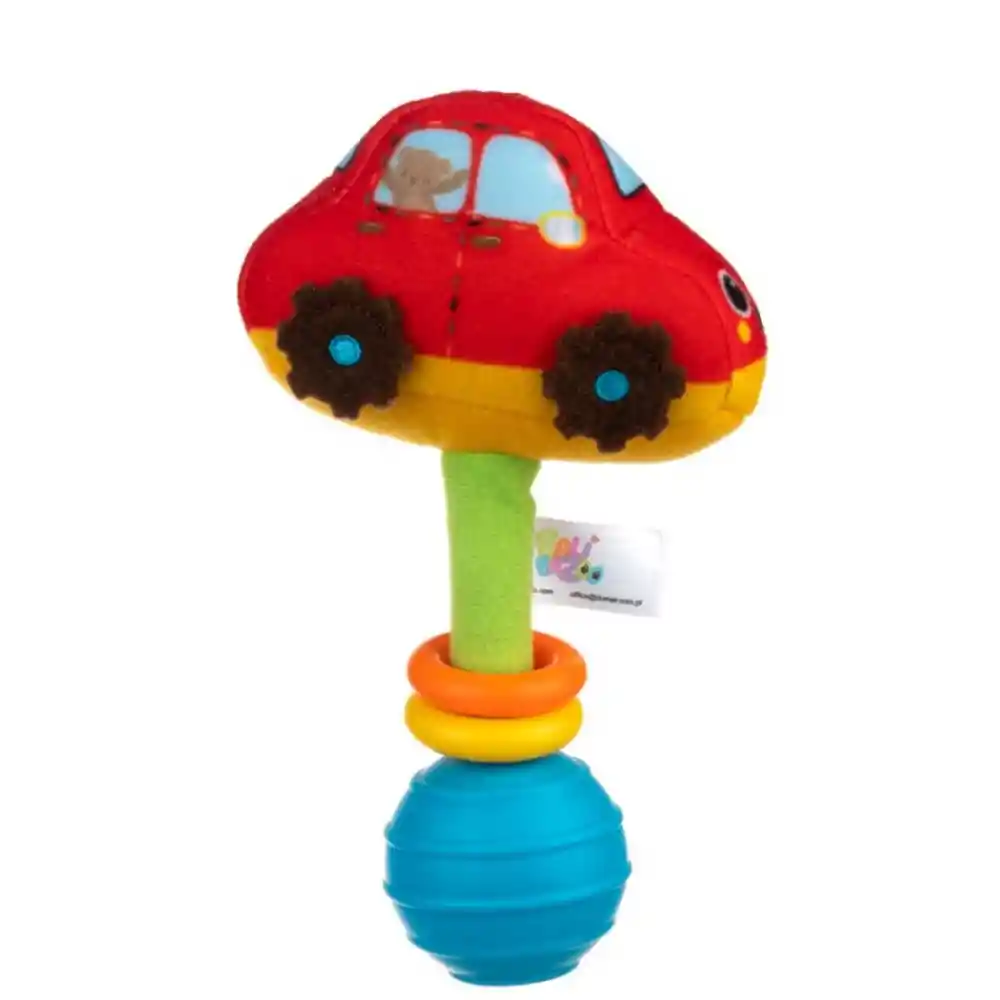 Juguete Bebe Peluche Carro Sensorial Estimulación Sonajero