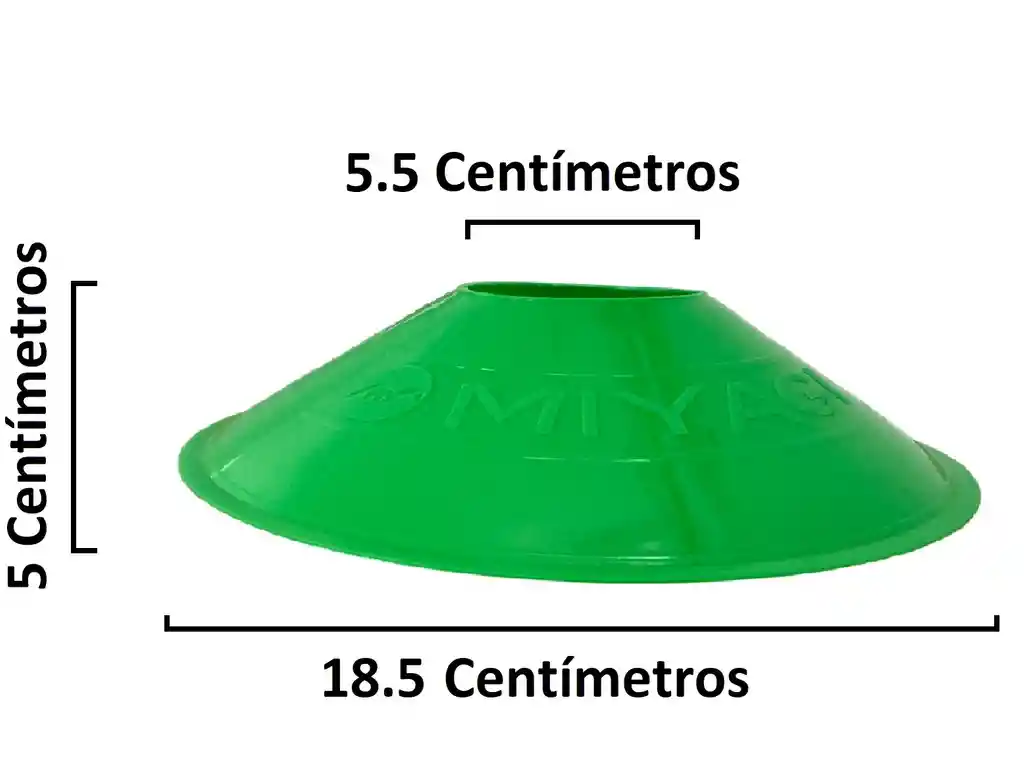 Platillos, Conos Training Miyagi X10 Polietileno - Mk3 Verde