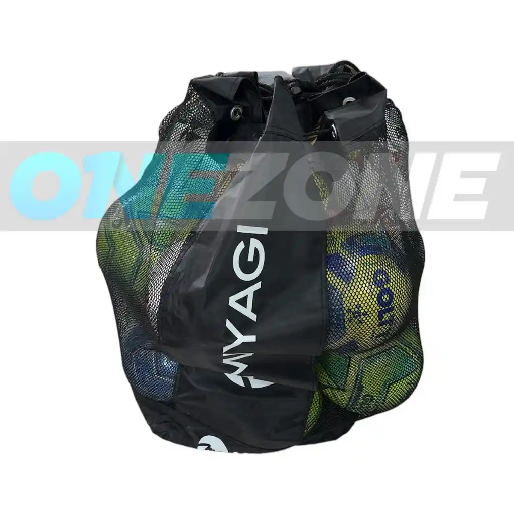 Tula Balonera Miyagi - Malla Polyester Pad12 Balones Aprox