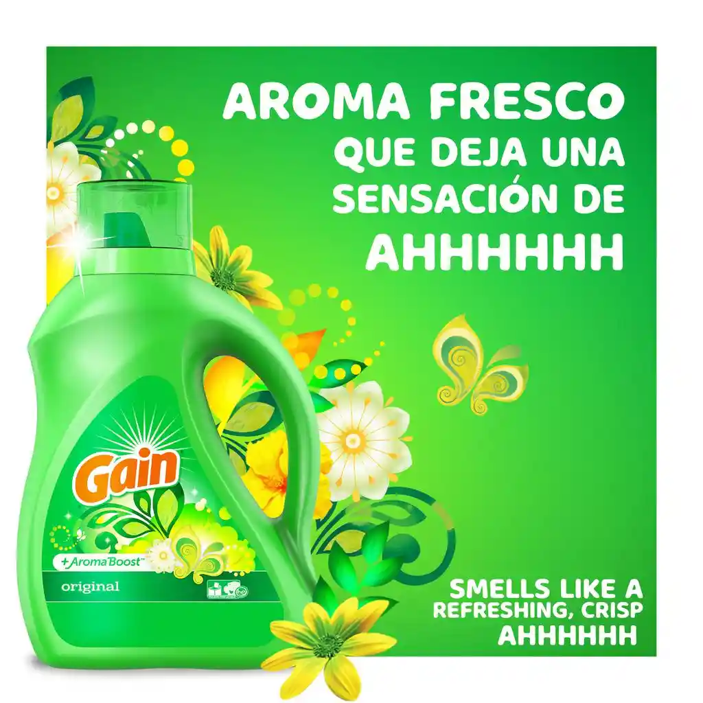 Detergente Liquido Gain 6,15l