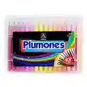 Plumones Artisan X 48 Delgado Punta Pincel