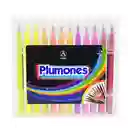 Plumones Artisan X 24 Delgado Punta Pincel