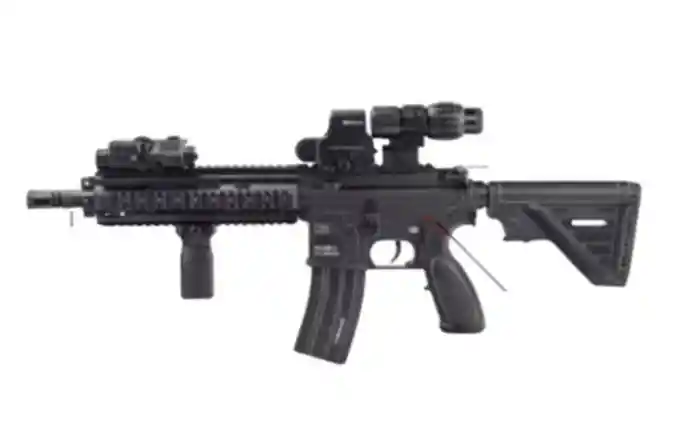 Pistola Rifle Hk416d Diversión Sin Limite