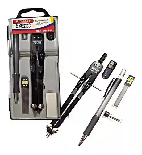 Compas Metalico Precision 18 Cms Offi Esco Oe-286