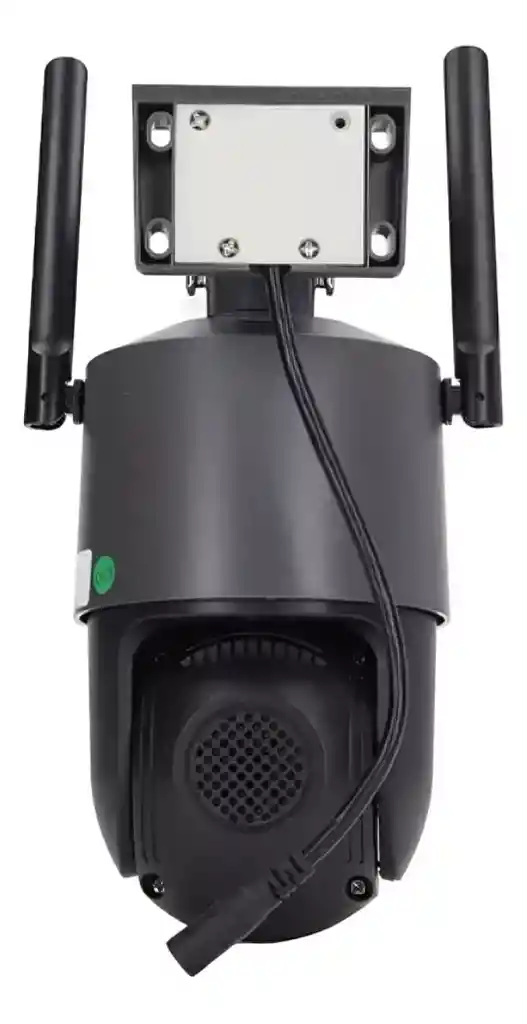 Camara De Seguridad Ptz Doble Lente Alta Definicion Exterior Color Gris Oscuro
