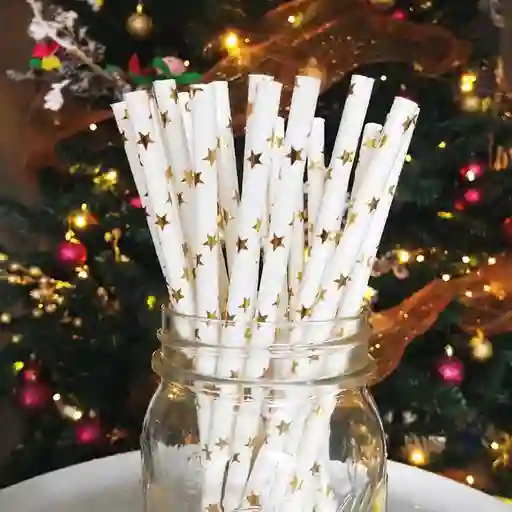 Pitillos Papel Estrellas X 25 Unid