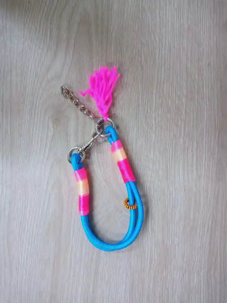 Correa + Collar (ajustable) Para Perros Artesanal Pequeño