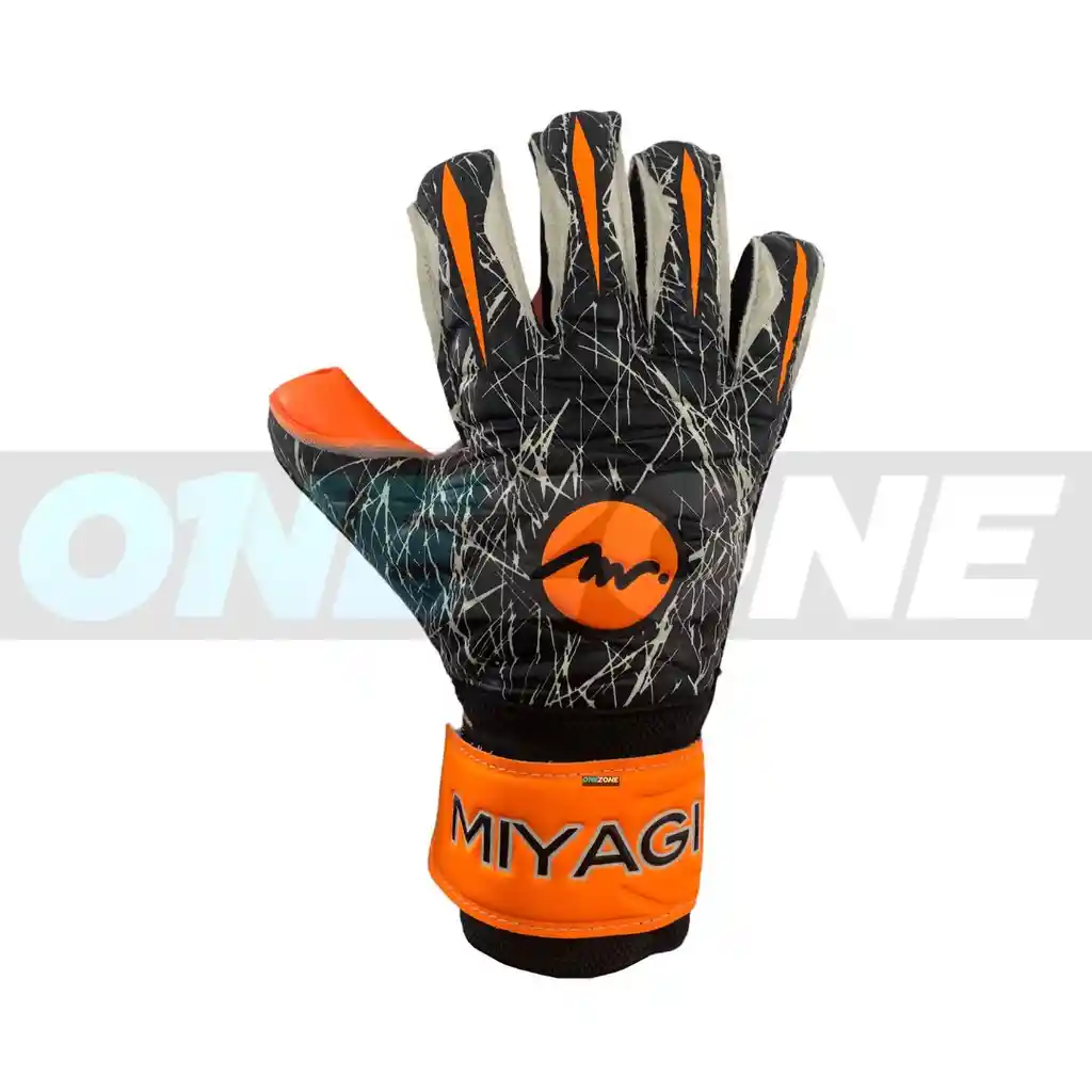 Guantes De Fútbol Miyagi Ultra - Mg012 Niño / Adulto Talla #4 Naranja