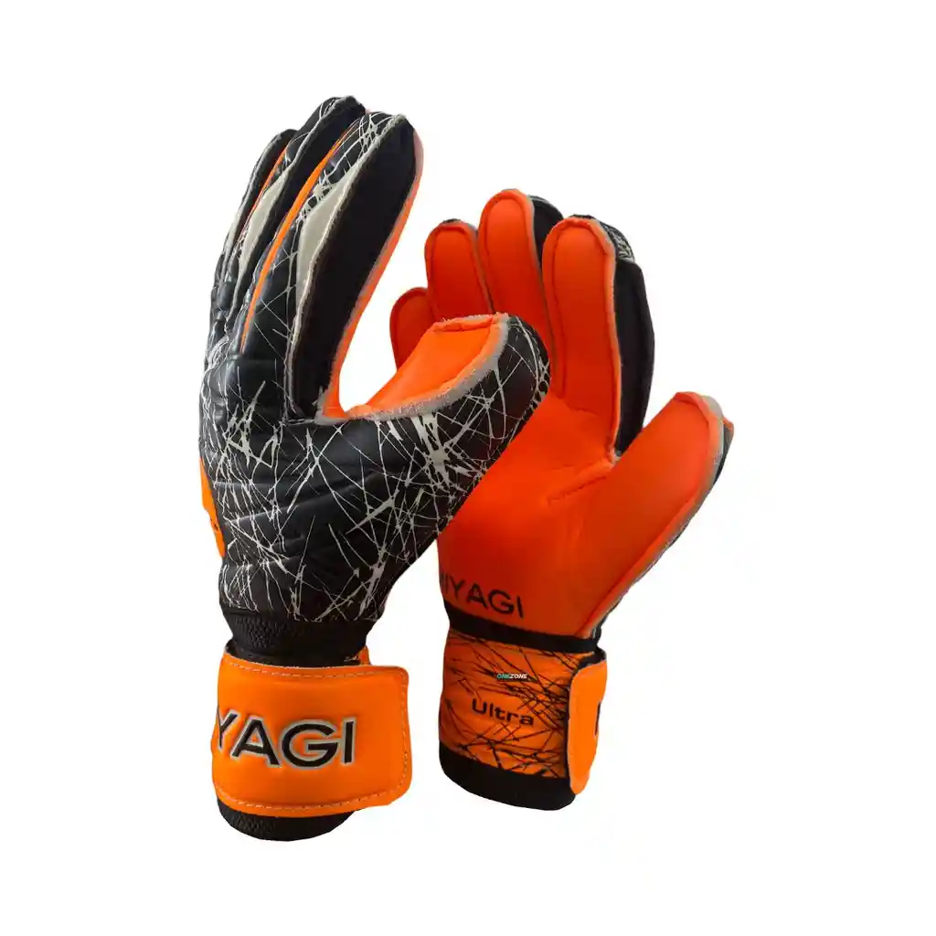 Guantes De Fútbol Miyagi Ultra - Mg012 Niño / Adulto Talla #4 Naranja