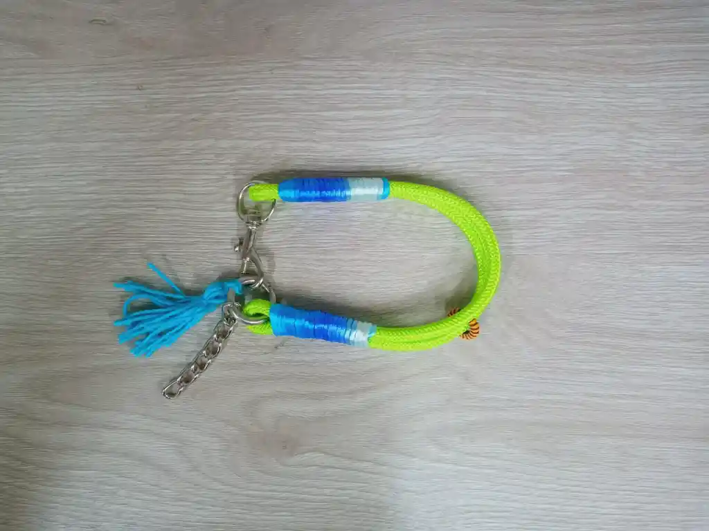 Correa + Collar (ajustable) Para Perros Artesanal Pequeño