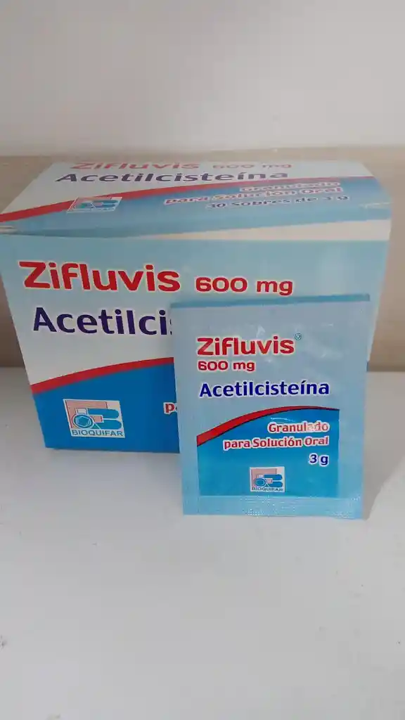 Zifluvis 600 Mg (acetilcisteina) X 1 Sobre