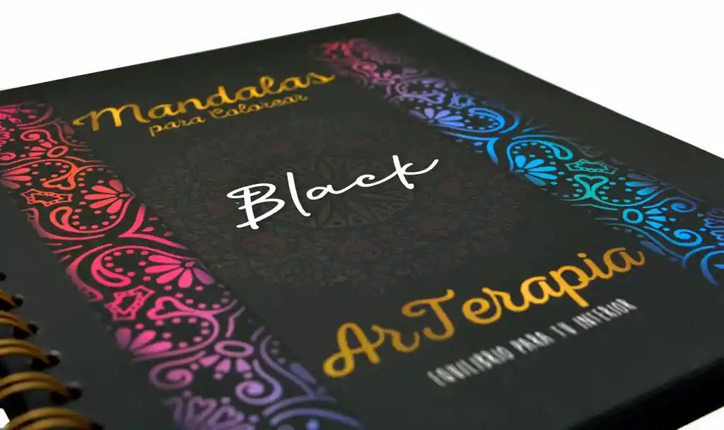 Kit Artisan Libro Mandalas Black + Color X 12 Paste-metalizado Artisan