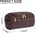 Cosmetiquera Neceser Organizador Viaje Cuero Hombre Mujer