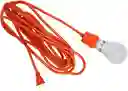 Extension Electrica Uso Rudo Flexible Con Porta Bombillo (5 Metros)